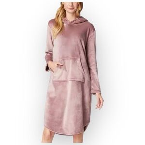 32 Degrees Heat Cozy Plush Sleepwear Shirt Lounger pink Woman’s Size S/M